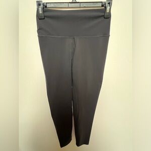 YUNOGA  WOMEN’S HIGH WAIST BUTTERY SOFT ATHLETIC YOGA PANTS   CHARCOAL GRAY  MED